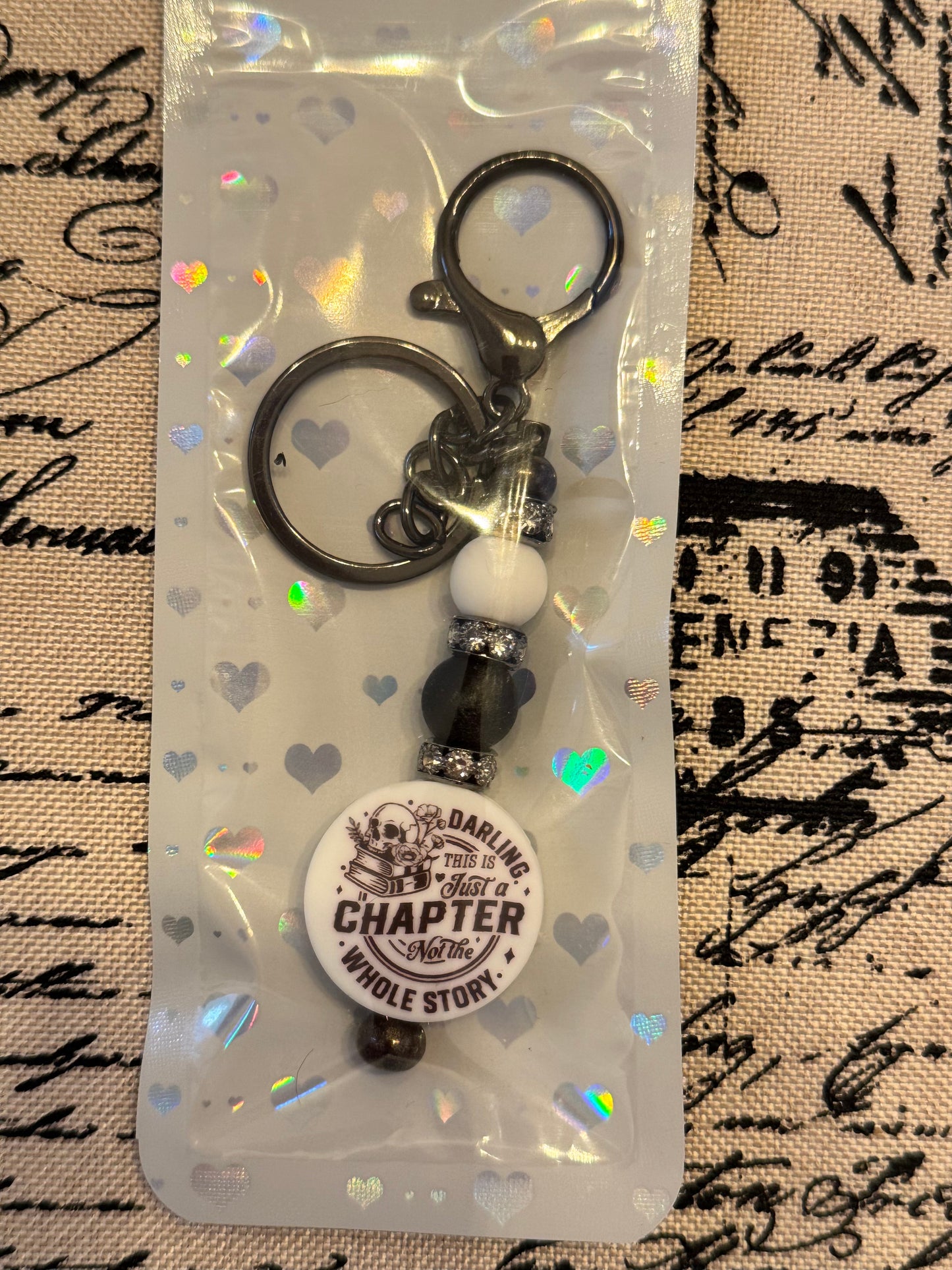 Darling, This Is Just a Chapter – Bookish Keychain