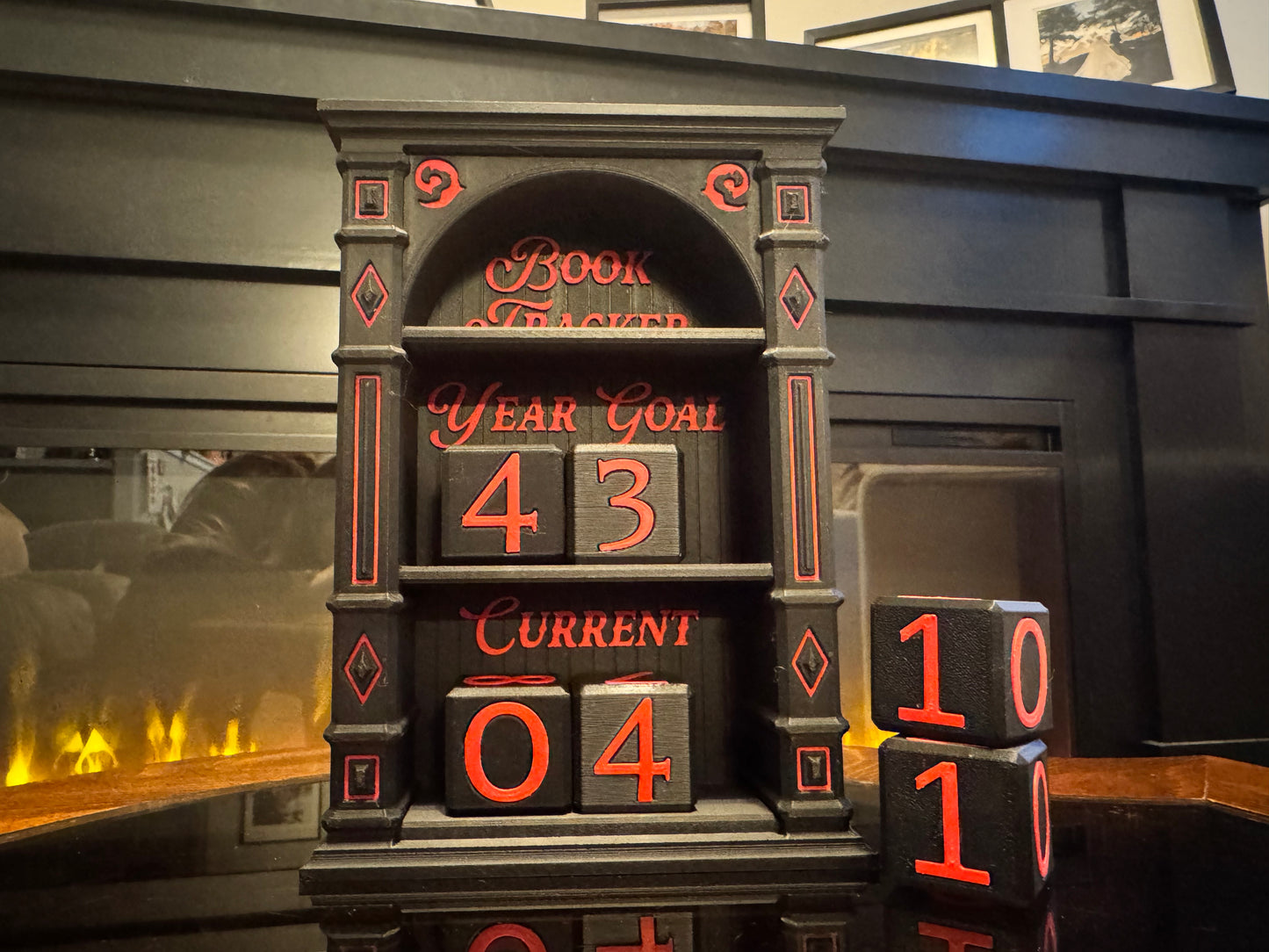 Gothic Book Counter | Yearly Reading Tracke