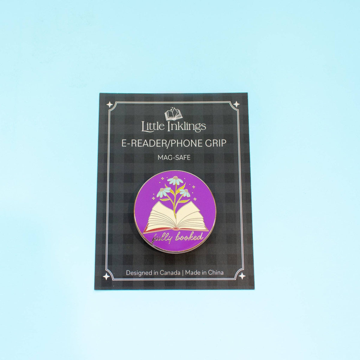 Fully Booked Phone/E-Reader Enamel Grip