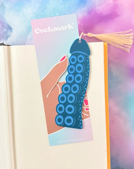 Tentacle Cockmark Bookmark: Teal