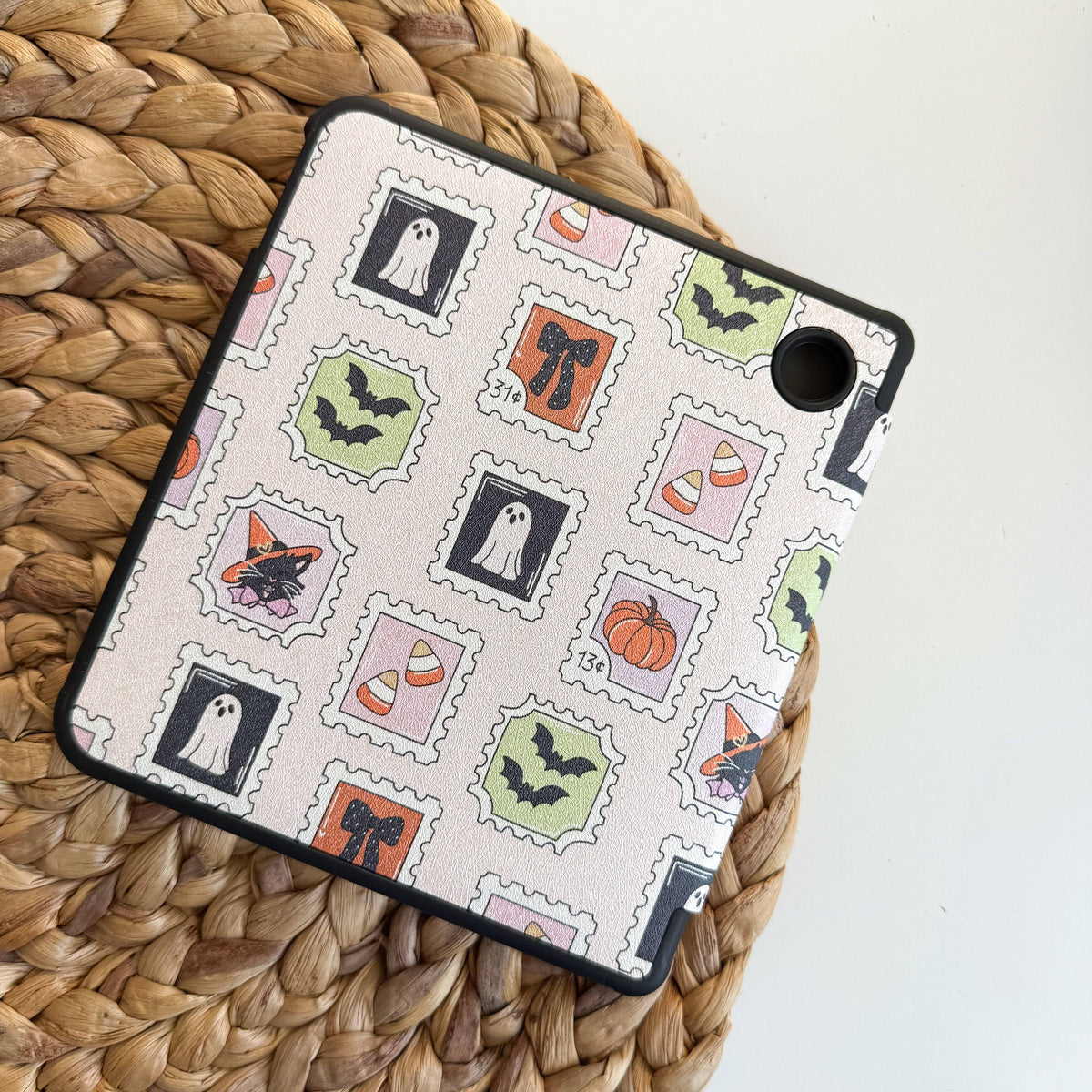 Spooky Stamps E-Reader Case (Not a removable cover): Kindle Paperwhite 12 2024 & Colorsoft
