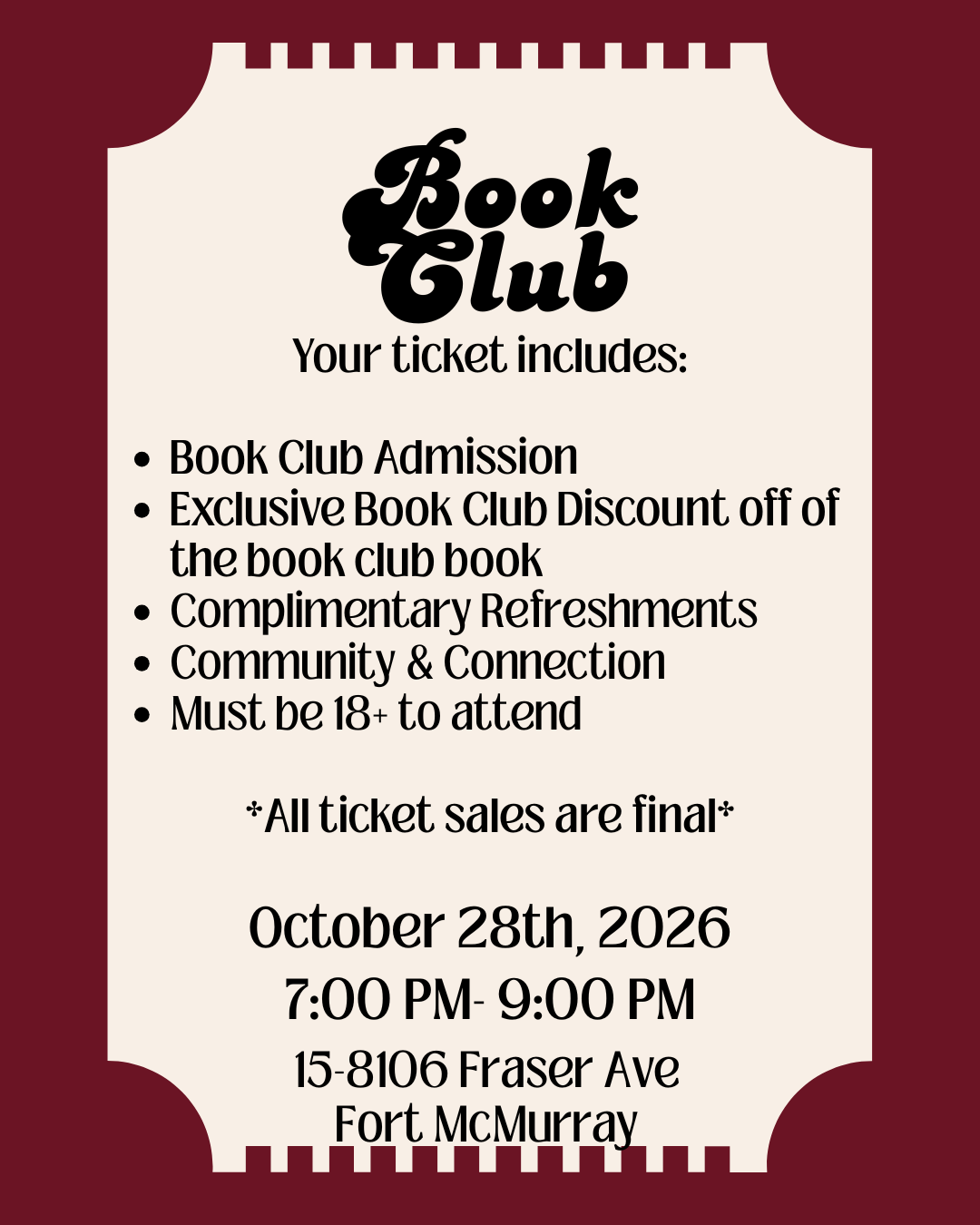 October- Contemporary Book Club