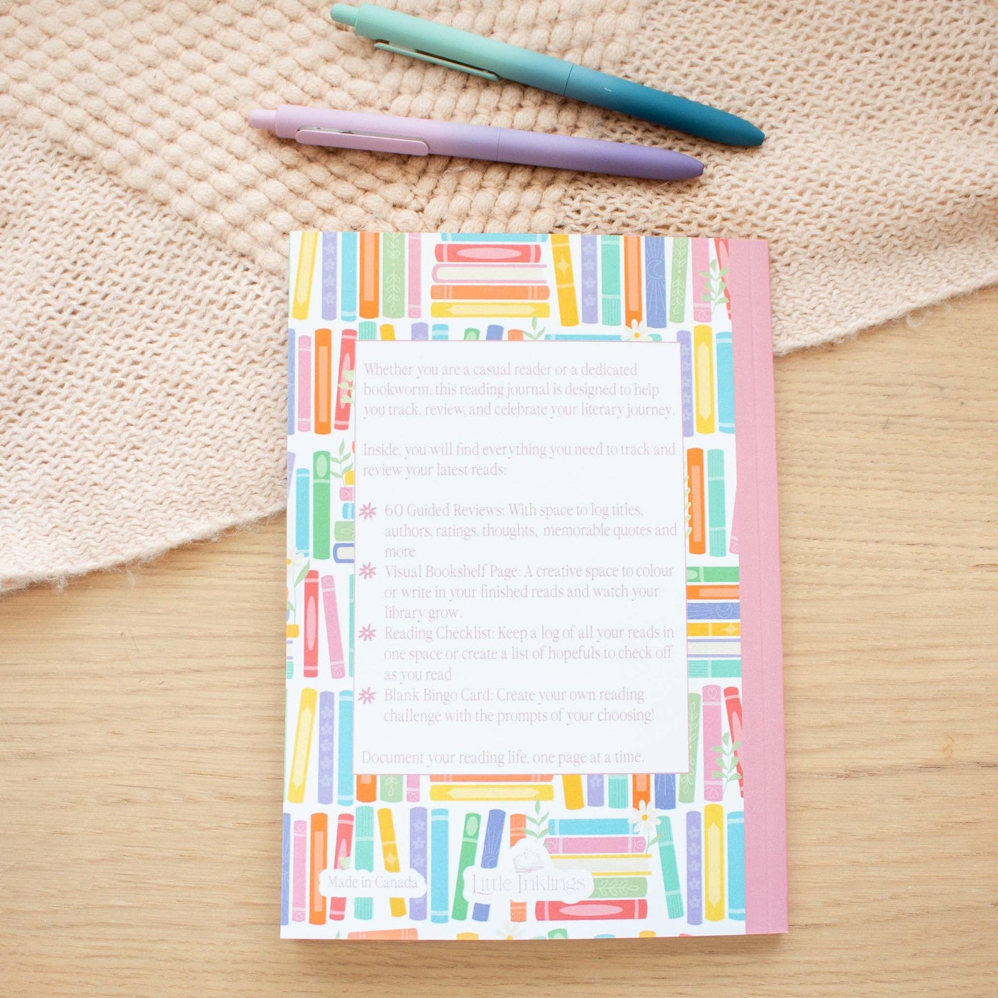 Rainbow Bookshelf - Book Review Journal
