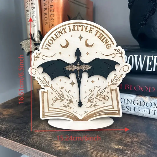 “Violent Little Thing” Dragon Bookish Display