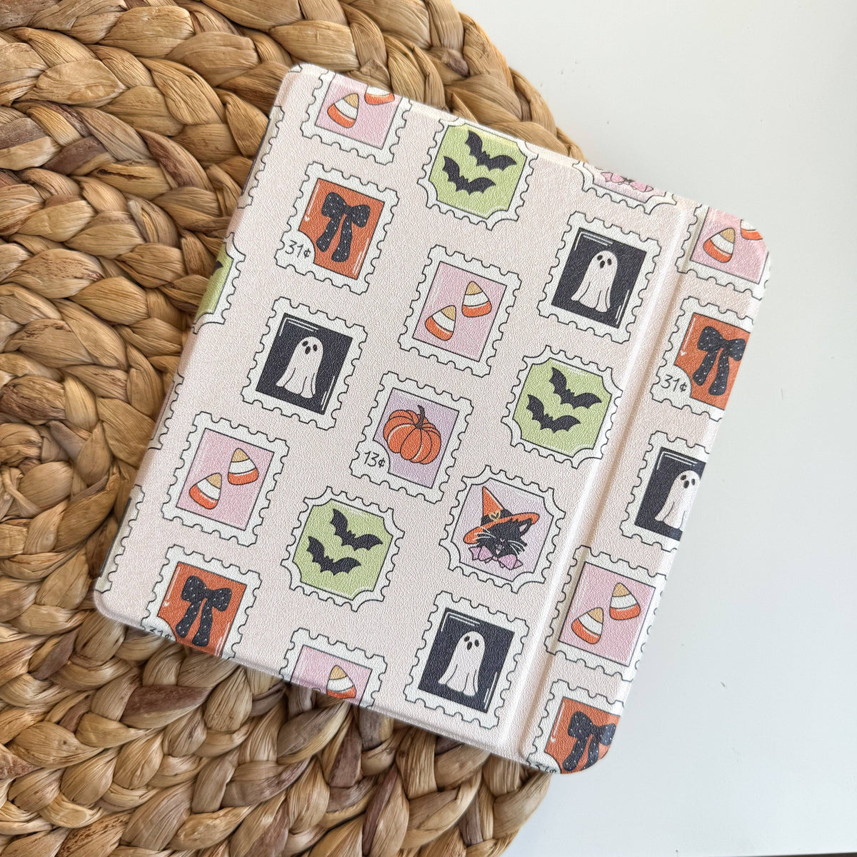 Spooky Stamps E-Reader Case (Not a removable cover): Kindle Paperwhite 12 2024 & Colorsoft