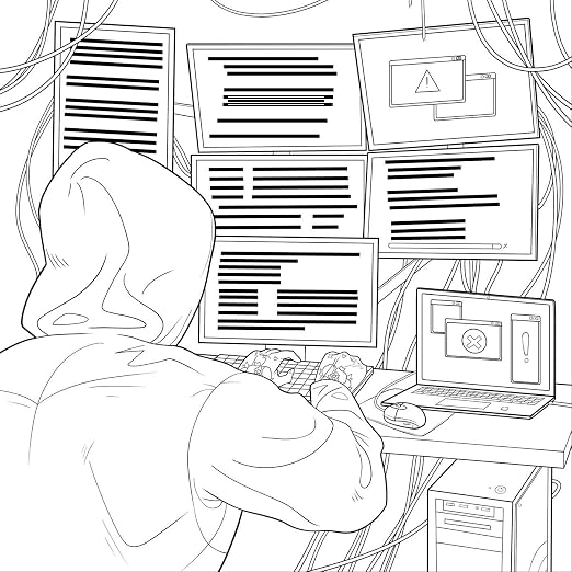 Lights Out: The Official Coloring Book