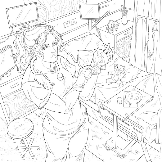 Lights Out: The Official Coloring Book