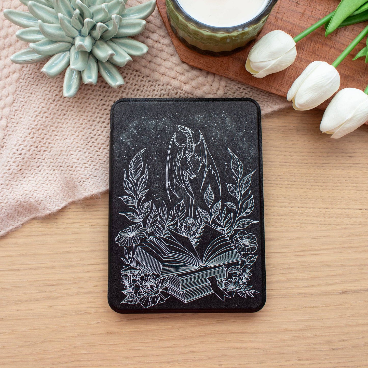 Book Dragon Kindle Case: Kindle Paperwhite 12 (2024 model) (includes Colorsoft and Signature 12)