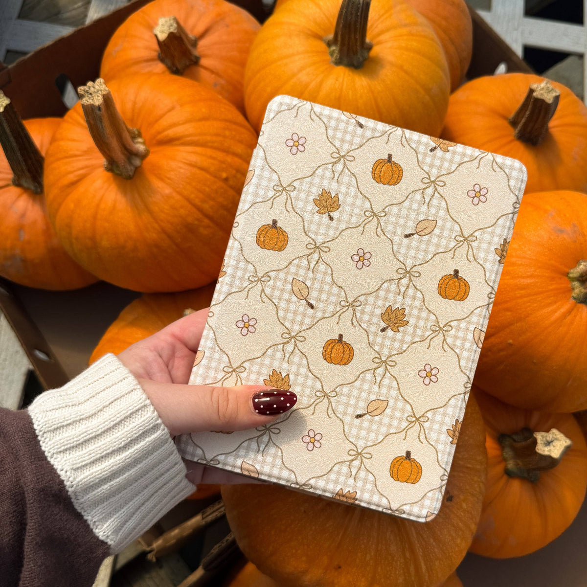Pumpkin Patch E-Reader Case & Cover: Kindle Paperwhite 12 2024 & Colorsoft 7"