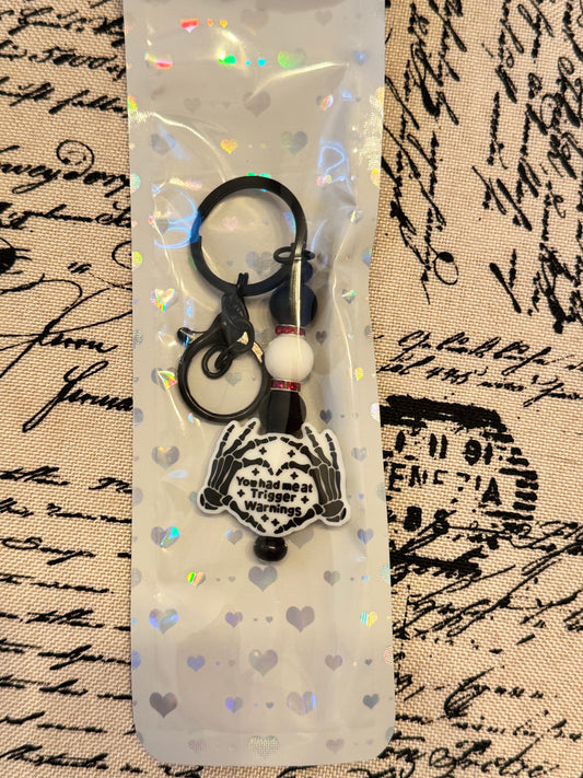 You Had Me at Trigger Warnings – Bookish Keychain