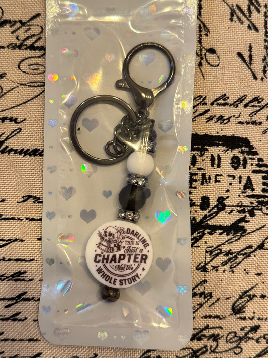 Darling, This Is Just a Chapter – Bookish Keychain