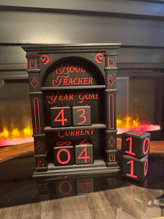 Gothic Book Counter | Yearly Reading Tracke