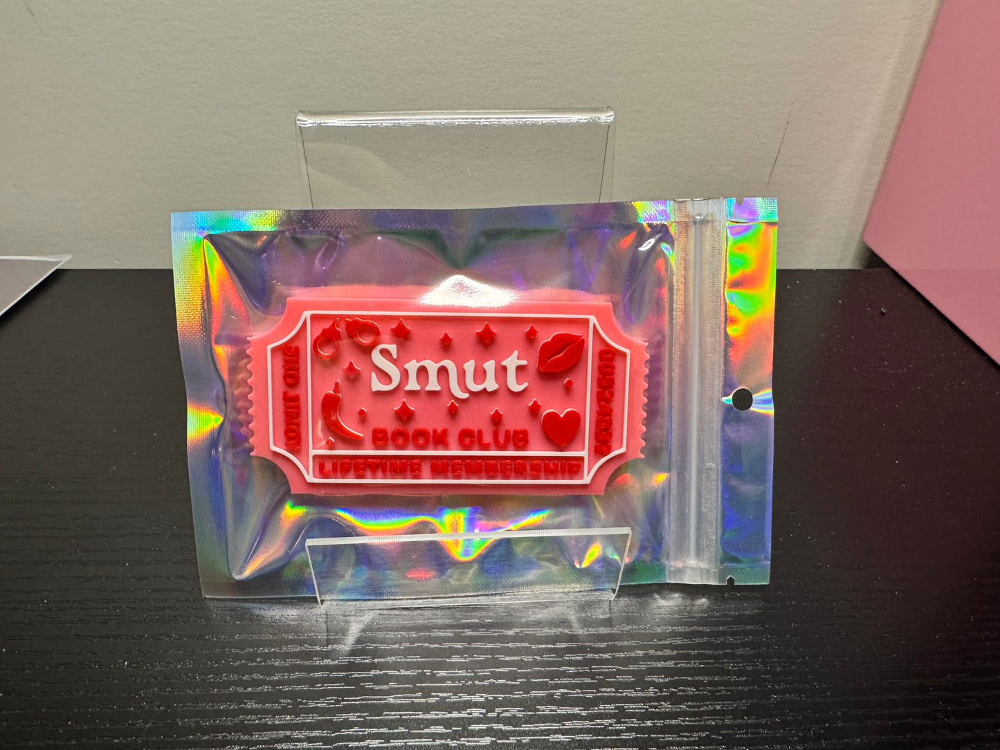 Smut Book Club Movie Ticket | 3D Printed Reader Collectible
