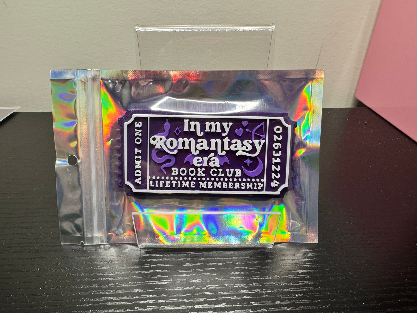 In My Romantasy Era Movie Ticket | 3D Printed Reader Collectible