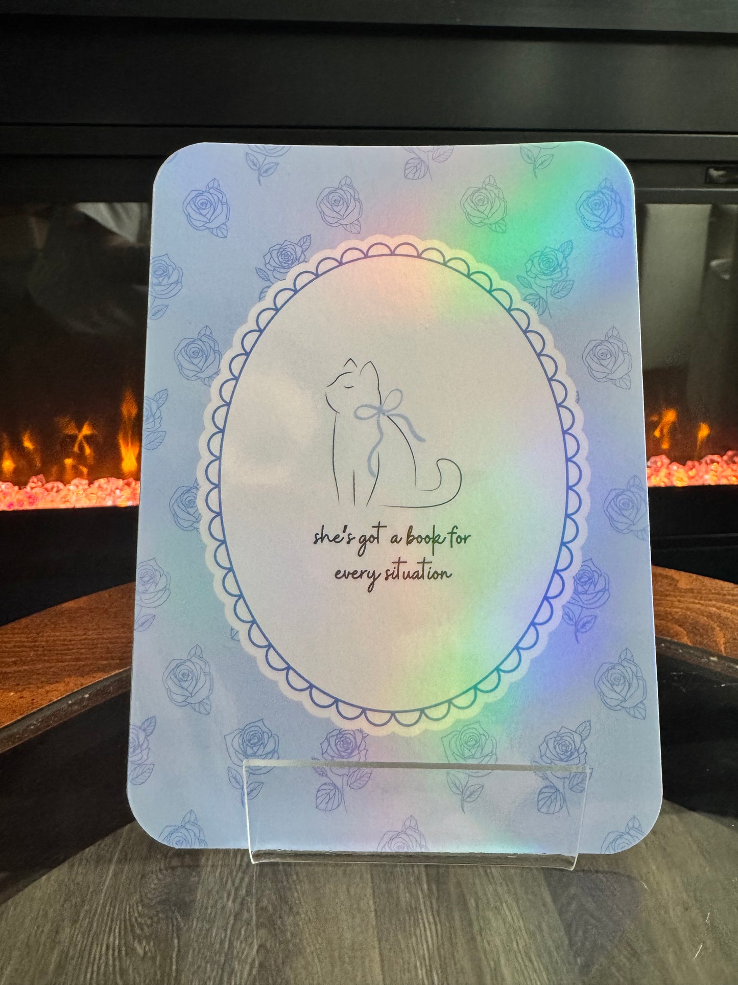 Paperwhite Kindle and Kobo Libra Colour Insert – “She’s Got a Book for Every Situation”