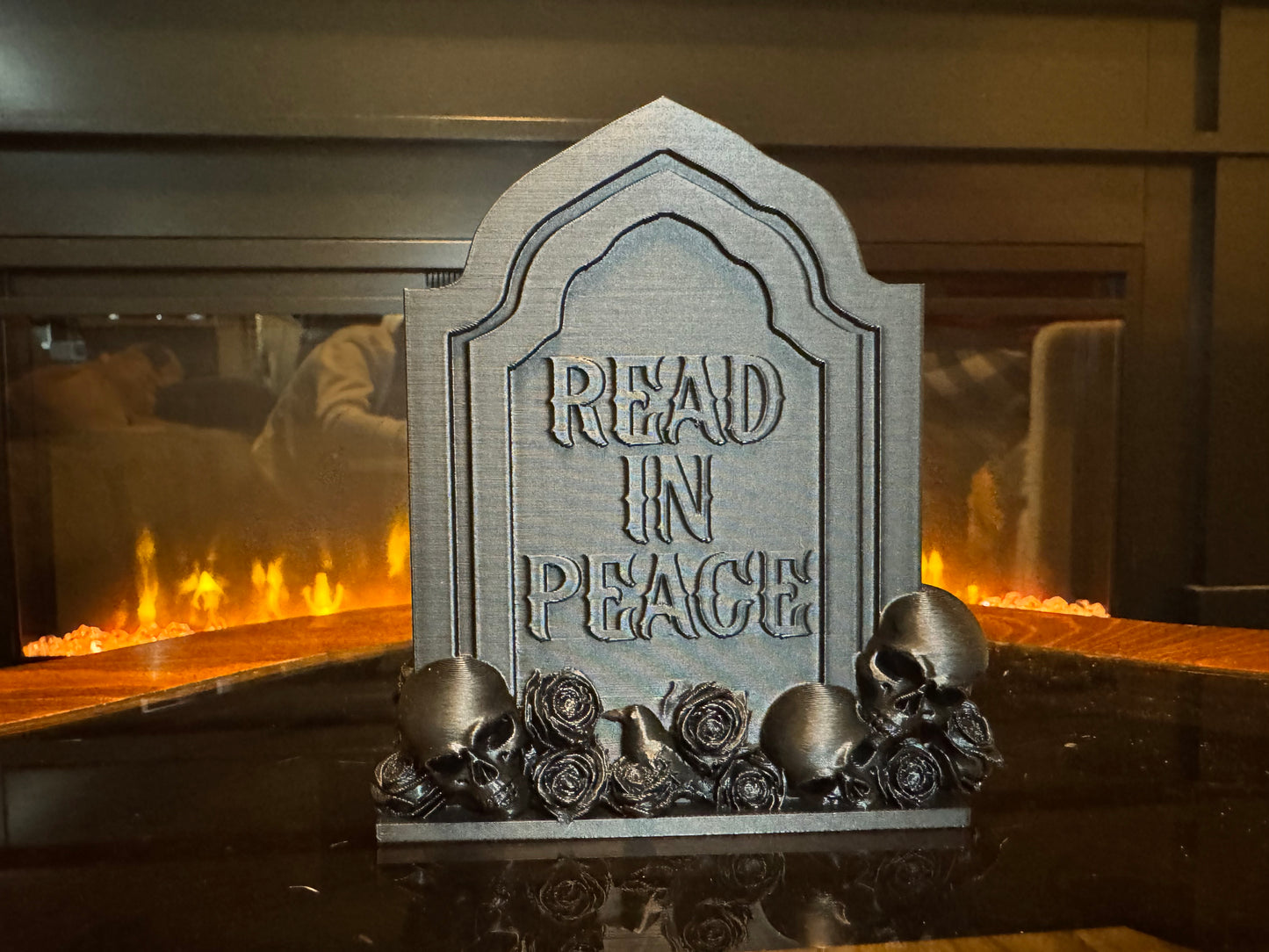 Read in Peace Gothic Bookmark Holder