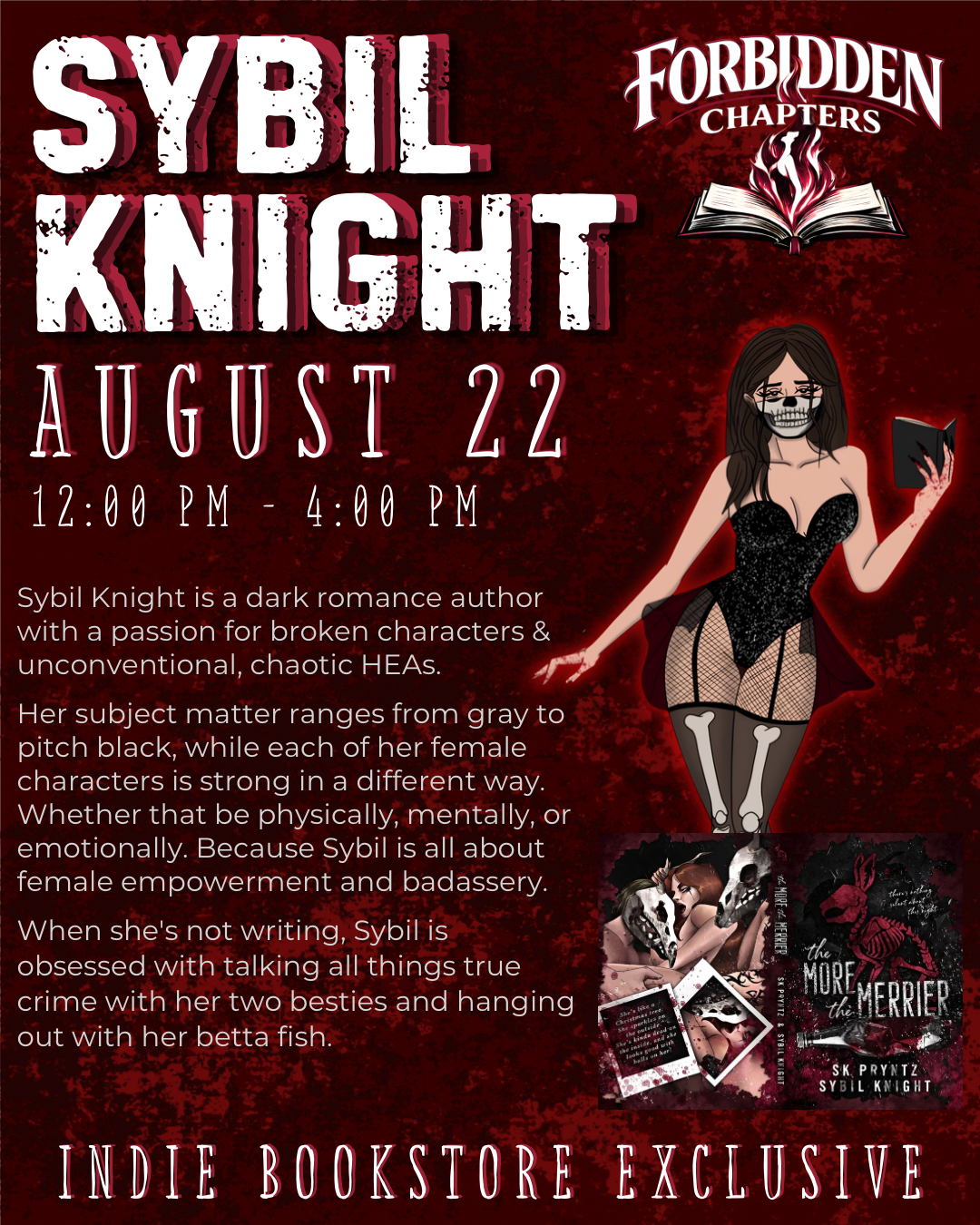 Pre-Order for Sybil Knight Indie Bookstore Exclusive