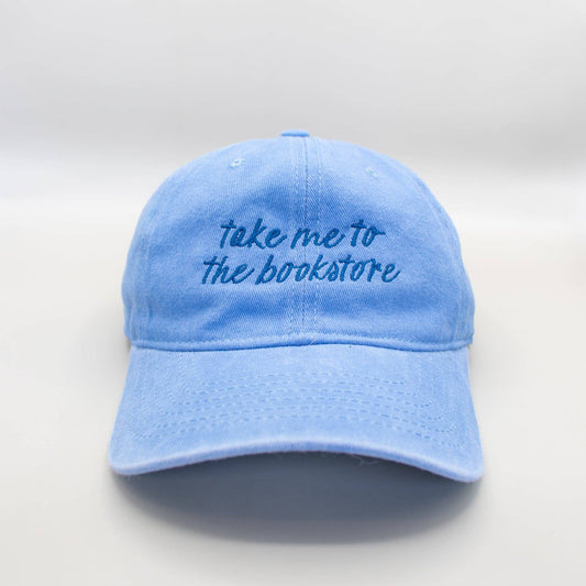 Take Me to the Bookstore Embroidered Hat