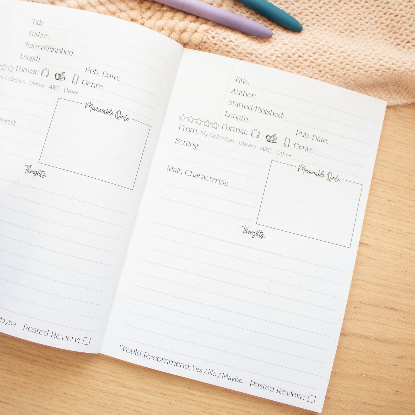 Floral Reader - Book Review Journal