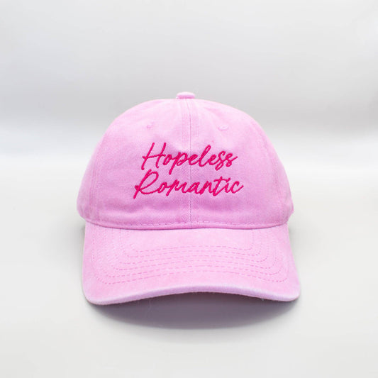 Hopeless Romantic Embroidered Hat