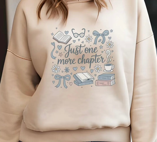 Just One More Chapter Crew Neck Sweater